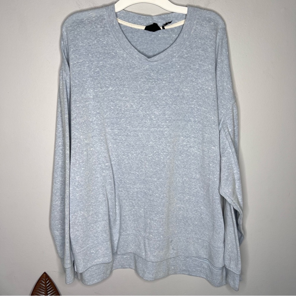 Urban Outfitters Out From Under Crewneck Long Sleeve Side Slits Top